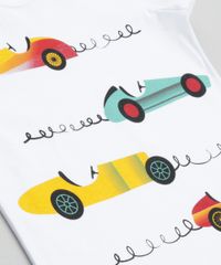 Camiseta-com-Estampa-de-Carros-Branca-8612561-Branco_4
