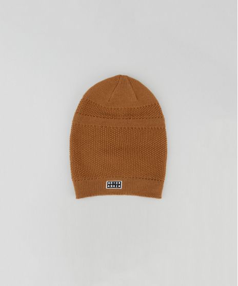 Gorro-em-Trico--Never-Again--Caramelo-8482188-Caramelo_1
