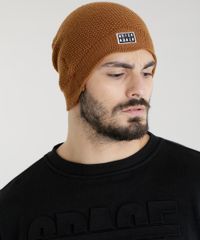 Gorro-em-Trico--Never-Again--Caramelo-8482188-Caramelo_2