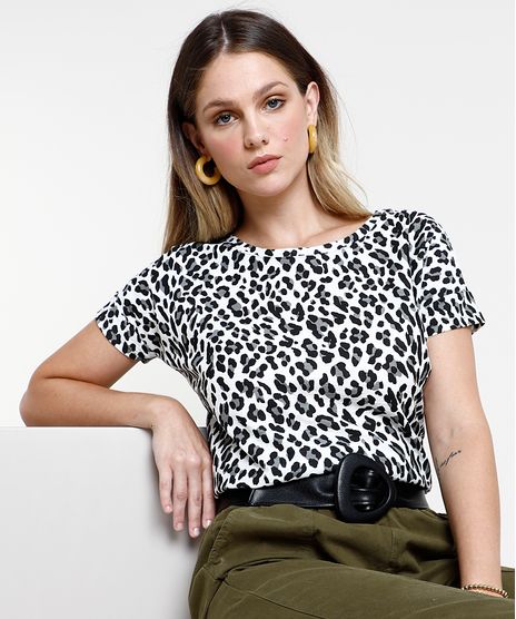 Blusa-Feminina-Estampada-Animal-Print-Manga-Curta-Decote-Redondo-Branco-9879789-Branco_1