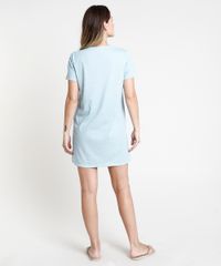 Camisola-Feminina-Porco-Espinho-Estampada-Manga-Curta-Azul-9882026-Azul_2
