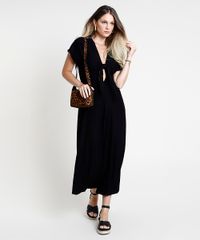Macacao-Feminino-Pantacourt-Texturizado-com-No-Manga-Curta-Preto-9871065-Preto_3