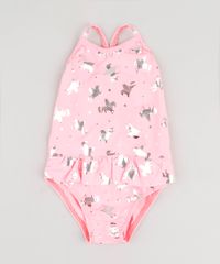 Maio-Infantil-Estampado-de-Unicornio-Metalizado-com-Babado-Protecao-UV50--Rosa-Neon-9804919-Rosa_Neon_1