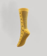 Meia-Masculina-Divertida-Regua-Cano-Alto-Mostarda-9787891-Mostarda_2