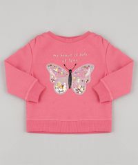 Blusao-Infantil-em-Moletom-Borboleta-com-Paete-Rosa-Escuro-9805410-Rosa_Escuro_1