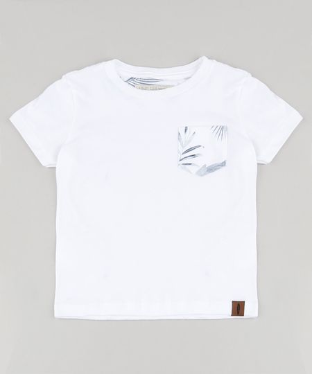 Camiseta-Infantil-com-Bolso-Estampado-de-Folhagem-Manga-Curta-Off-White-9929963-Off_White_1