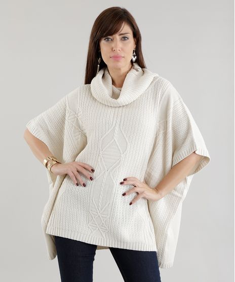 Poncho-em-Trico-Bege-Claro-8482136-Bege_Claro_1