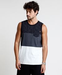Regata-Masculina-com-Recorte-e-Bolso-Gola-Careca-Cinza-Mescla-Escuro-9888730-Cinza_Mescla_Escuro_1