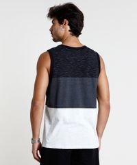 Regata-Masculina-com-Recorte-e-Bolso-Gola-Careca-Cinza-Mescla-Escuro-9888730-Cinza_Mescla_Escuro_2