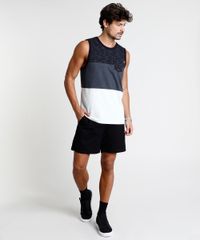 Regata-Masculina-com-Recorte-e-Bolso-Gola-Careca-Cinza-Mescla-Escuro-9888730-Cinza_Mescla_Escuro_3