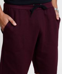 Bermuda-Masculina-Relaxed-Basica-em-Moletom-Vinho-9868738-Vinho_2