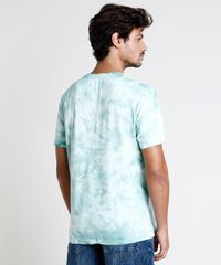 Camiseta-Masculina-Estampada-Tie-Dye-Manga-Curta-Gola-Careca-Verde-Claro-9848209-Verde_Claro_2