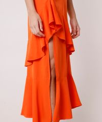 Saia-Feminina-Mindset-Midi-com-Fenda-e-Babado-Laranja-9892578-Laranja_4