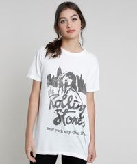 T-Shirt-Feminina-Mindset-de-Banda-The-Rolling-Stones-Manga-Curta-Decote-Redondo-Off-White-9918135-Off_White_1