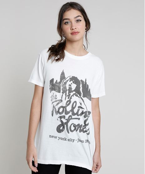 T-Shirt-Feminina-Mindset-de-Banda-The-Rolling-Stones-Manga-Curta-Decote-Redondo-Off-White-9918135-Off_White_1