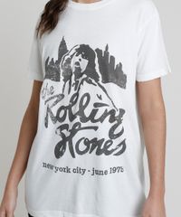 T-Shirt-Feminina-Mindset-de-Banda-The-Rolling-Stones-Manga-Curta-Decote-Redondo-Off-White-9918135-Off_White_4