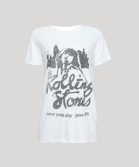T-Shirt-Feminina-Mindset-de-Banda-The-Rolling-Stones-Manga-Curta-Decote-Redondo-Off-White-9918135-Off_White_5