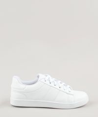 Tênis Branco Feminino Lado