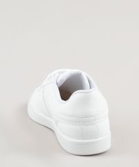 Tênis Branco Feminino Costas