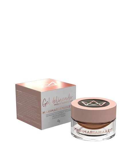 Gel para Sobrancelha Delineador Brown Mari Maria