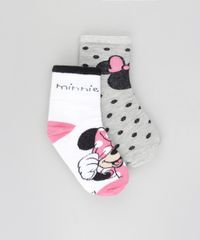 Kit-de-2-Meias-Minnie-Multicor-8551590-Multicor_1 Kit-de-2-Meias-Minnie-Multicor-8551590-Multicor_1