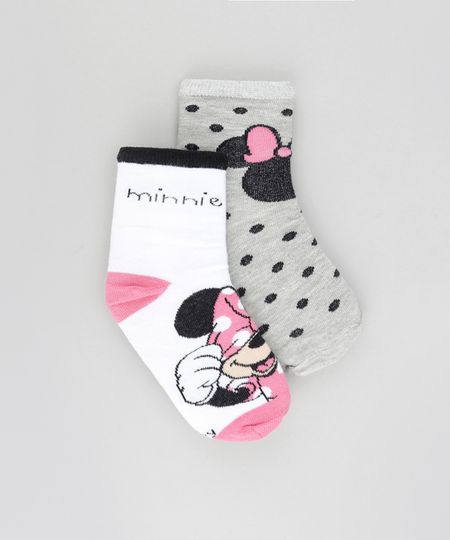 Kit-de-2-Meias-Minnie-Multicor-8551590-Multicor_1 Kit-de-2-Meias-Minnie-Multicor-8551590-Multicor_1