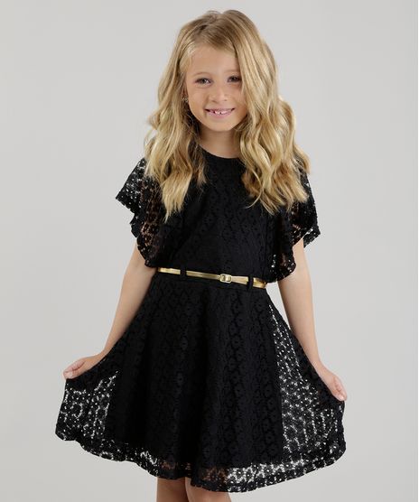 Vestido-em-Renda-com-Cinto-Preto-8609696-Preto_1