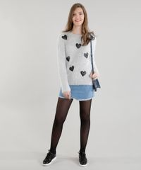 Cardigan-em-Trico-com-Coracoes-Cinza-Mescla-8457120-Cinza_Mescla_3