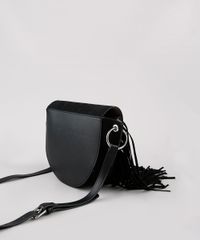 Bolsa-Feminina-Media-em-Suede-com-Franja-Preta-9505301-Preto_4