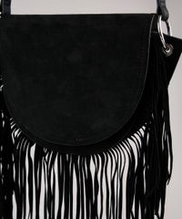 Bolsa-Feminina-Media-em-Suede-com-Franja-Preta-9505301-Preto_6