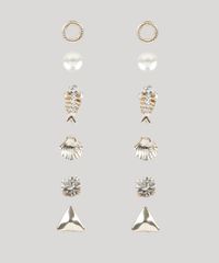 Kit-de-6-Brincos-Femininos-Folheados-Dourado-9883549-Dourado_1