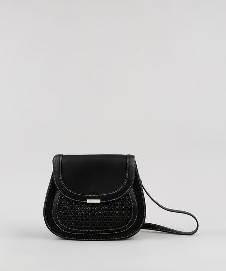 Bolsa-Feminina-Transversal-Media-com-Tresse-Preta-9826416-Preto_1