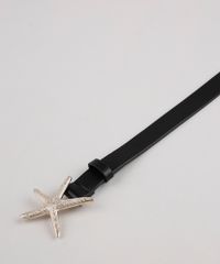 Cinto-Feminino-com-Fivela-de-Estrela-do-Mar-Preto-9858670-Preto_4