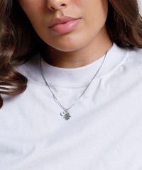 Colar-Feminino-Folheado-com-Pingentes-Mao-De-Fatima-Prateado-9883544-Prateado_3