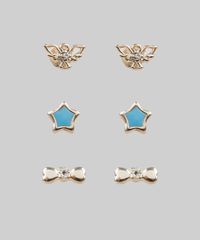 Kit-de-3-Brincos-Femininos-Folheados-Dourado-9883552-Dourado_1