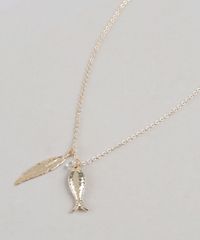 Colar-Feminino-Folheado-com-Pingentes-de-Peixinho-Dourado-9883530-Dourado_4