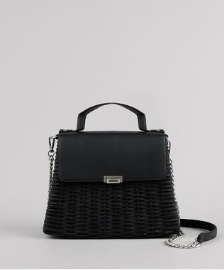 Bolsa-Feminina-de-Palha-Media-Alca-Transversal-com-Corrente-Preta-9615004-Preto_1
