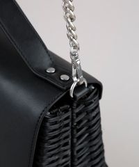 Bolsa-Feminina-de-Palha-Media-Alca-Transversal-com-Corrente-Preta-9615004-Preto_6