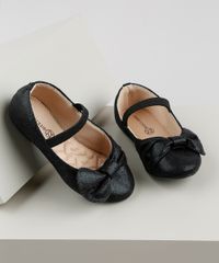 Sapatilha-Infantil-com-Brilho-e-Laco-Preta-9509819-Preto_1