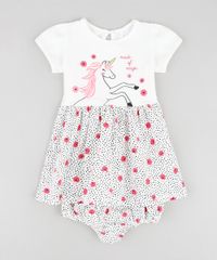 Vestido-Infantil-Unicornio-Estampado-Floral-Manga-Curta---Calcinha--Off-White-9858155-Off_White_1