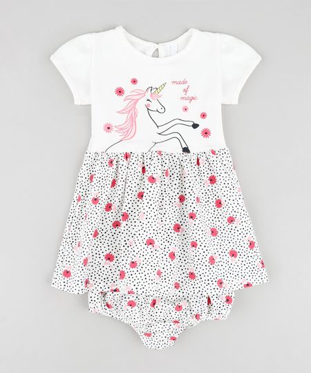 Vestido-Infantil-Unicornio-Estampado-Floral-Manga-Curta---Calcinha--Off-White-9858155-Off_White_1