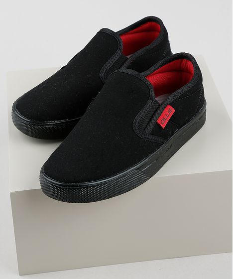 tênis slip on preto