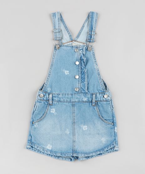 saia jeans infantil mercado livre