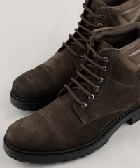 Bota-Coturno-Masculina-Oneself-Cano-Alto-em-Suede-Marrom-Escuro-9905017-Marrom_Escuro_3
