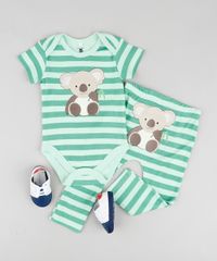 Body-Infantil-com-Patch-de-Coala-Listrado-Manga-Curta--Verde-9677750-Verde_3