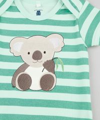 Body-Infantil-com-Patch-de-Coala-Listrado-Manga-Curta--Verde-9677750-Verde_4