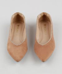Sapatilha-Feminina-Via-Uno-Bico-Fino-com-Bolinhas-Metalizadas-Caramelo-9840219-Caramelo_5