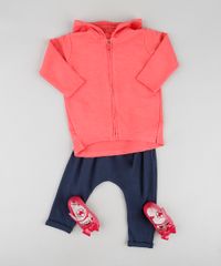 Blusao-Infantil-em-Moletom-Basica-com-Capuz-Coral-9659607-Coral_3