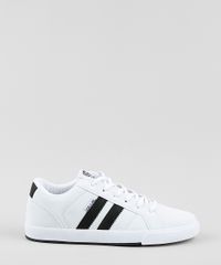 Tenis-Masculino-Ollie-com-Listrado-e-Recorte--Branco-9881247-Branco_2