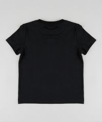 Camiseta-Infantil-com-Bolso-Estampado-de-Folhagem-Manga-Curta-Preto-9929964-Preto_2